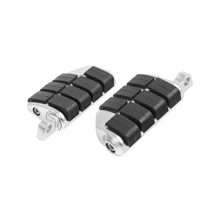 Repose-pieds en aluminium et caoutchouc pour Harley-Davidson Touring, Softail, Dyna & Sportster – photo 7/8