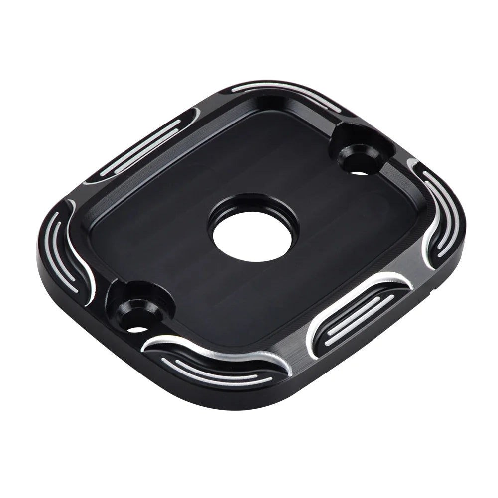 Cache de Bocal de Liquide de Frein Avant CNC Aluminium - Harley-Davidson Dyna 2006-2017, Softail 2006-2014 – photo 2/6