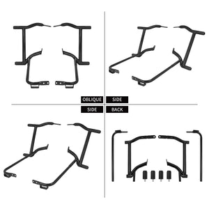 Barres de protection noires pour sacoches de Harley-Davidson Touring - vue 3