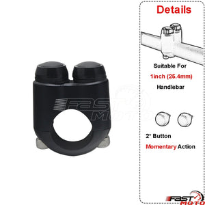 Commodo à boutons poussoirs pour guidon Harley - vue 21