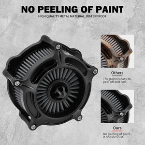 Filtre à air noir pour moteur de moto Harley-Davidson - vue 4