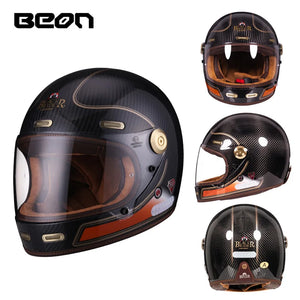 Casque moto intégral rétro - vue produit - vue 7