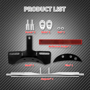 Kit de déport de clignotants pour Harley Dyna Sportster - vue 3
