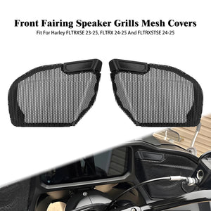 Grille de haut-parleur noire pour carénage Harley-Davidson - vue 1