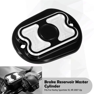 Cache de maître-cylindre de frein avant noir pour Harley-Davidson Sportster - vue 7