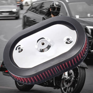 Filtre à air rouge de remplacement pour Harley Softail et Touring - vue 5