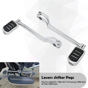 Levier de sélecteur chromé pour Harley Softail - vue 7