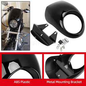 Carénage de phare ABS pour Harley Dyna et Sportster - vue 5