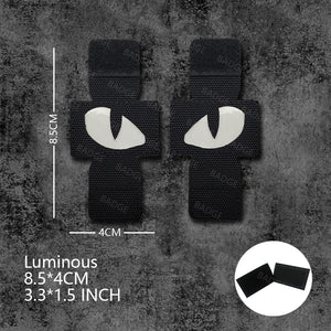 Écusson tactique phosphorescent yeux de chat - vue 16