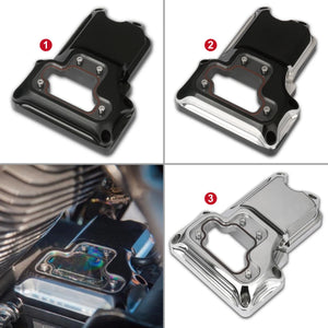 Capot de boîte transparent pour Harley Twin Cam - vue 1