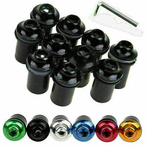 Lot de vis colorées de fixation pour pare-brise moto - vue 5