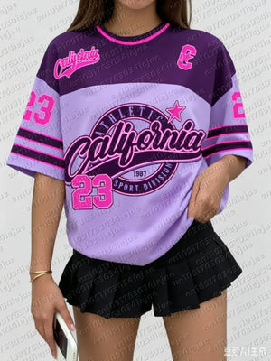 T-shirt Femme Jersey Sport California - vue 10