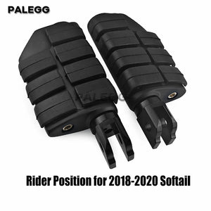 Repose-pieds avant/arrière pour Harley-Davidson Softail Fat Bob, Breakout, Street Bob, Low Rider et Sport Glide FLS 2018-2020 – photo 8/10