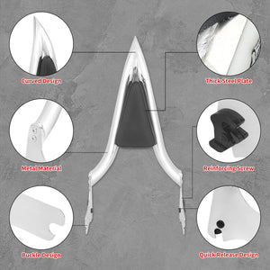 Dossier Passager Amovible Chromé (Sissy Bar) - Harley-Davidson Touring Road King, Street Glide, Electra Glide 1997-2008 – photo 3/7