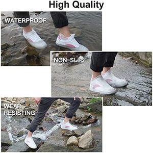 Couvre-chaussures en silicone réutilisables, imperméables et antidérapants - vue 6