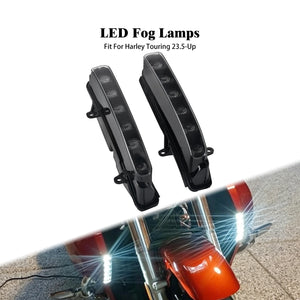 Bas de Carénage Noir Brillant avec Becquet Menton et LED - Harley-Davidson Touring FLHXSE 2023-2026 – photo 8/8