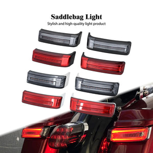 Feux LED de sacoche (position/stop/clignotant) pour Harley-Davidson Touring 2014 et plus – photo 1/10