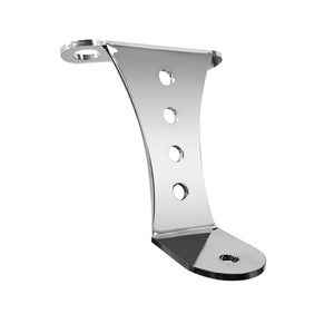 Phare LED rectangulaire chromé pour moto custom - vue 7