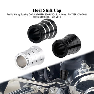 Capuchon de sélecteur talon en aluminium pour Harley Touring et CVO – photo 1/9