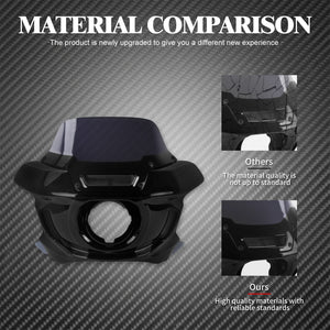 Carénage de Phare Avant pour Harley Softail 2018+ et Low Rider ST/EL Diablo 2022-2025 - vue 2