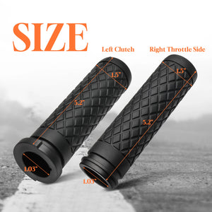 Poignées de guidon silicone 1 pouce - Harley-Davidson Dyna Low Rider S, Softail, Touring et Trike – photo 3/7