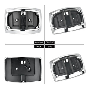 Support de plaque d'immatriculation chromé avec feu LED pour Harley-Davidson - vue 4