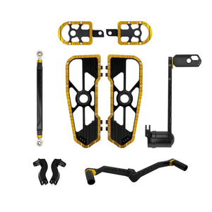 Kit de repose-pieds et levier de vitesse coloré pour Harley-Davidson Touring - vue 9