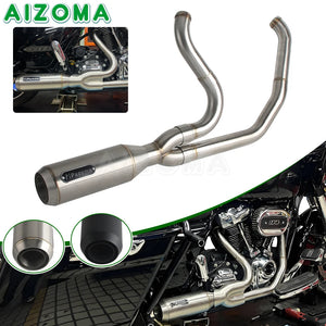 Système d'échappement complet 2-en-1 pour Harley-Davidson Touring Electra Glide FLHTI/FLHTK, Street Glide et Road Glide 2017 et plus – photo 1/10