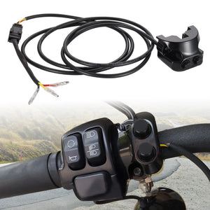 Kit Commutateur de Suspension Pneumatique pour Guidon 1" (Connecteur Deutsch et 3 Fils Couleur) - Harley-Davidson Dyna, V-Rod, Sportster – photo 1/8