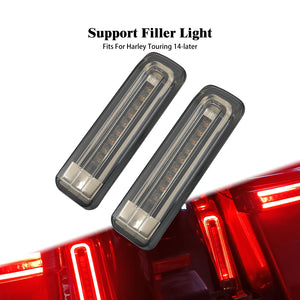 Feux LED de Remplissage Garde-Boue/Sacoches avec Clignotant et Stop - Harley-Davidson Road Glide Ultra FLHTCU 2014 et plus récent – photo 1/6