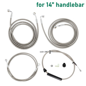 Kit Câble d'Embrayage et Durites de Frein Hydrauliques - Harley-Davidson Touring ABS 2021-2023 – photo 8/12