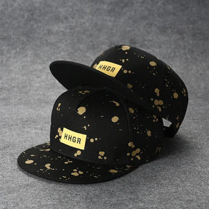 Casquette brodée à visière plate, vue de face - vue 18