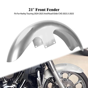 Garde-boue Avant 21'' Non Peint (Wrap) - Harley-Davidson Touring 2024 et CVO Road Glide 2023.5 et + – photo 1/6