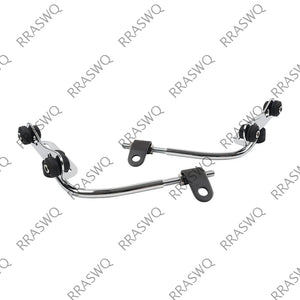 Kit de fixation universel de pare-brise noir pour moto - vue 4