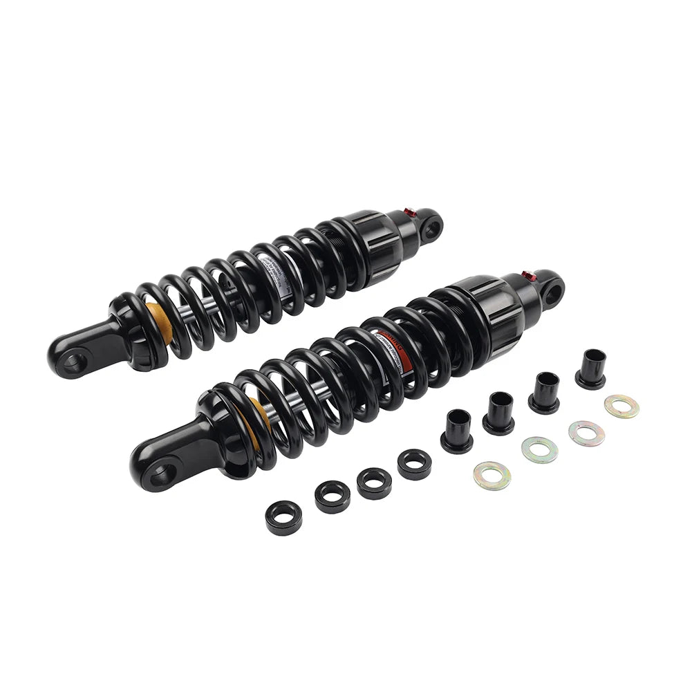 Amortisseurs arrière à ressort 9mm pour Harley-Davidson Touring et Sportster (entraxe 325mm)