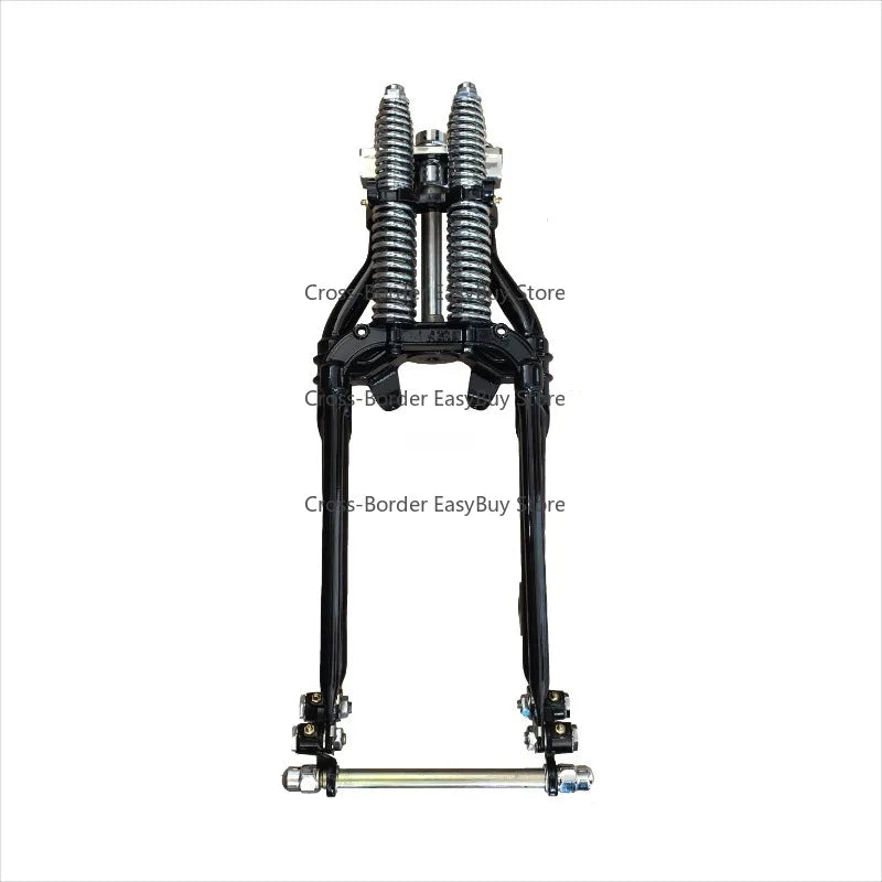 Fourche Springer vintage chromée pour moto custom - 18 à 26 pouces