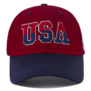 Casquette snapback brodée drapeau américain - vue - vue 9