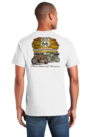 T-shirt Route 66 Main Street of America, Chopper - vue 7
