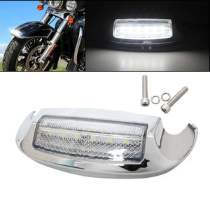 Feu LED de bout de garde-boue avant pour Harley Touring - vue 1