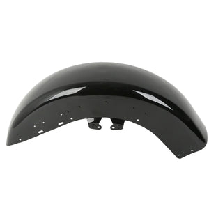 Garde-boue avant en acier noir pour Harley Touring - vue 2