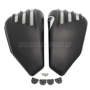 Caches de batterie ajourés pour Harley Sportster - vue 4