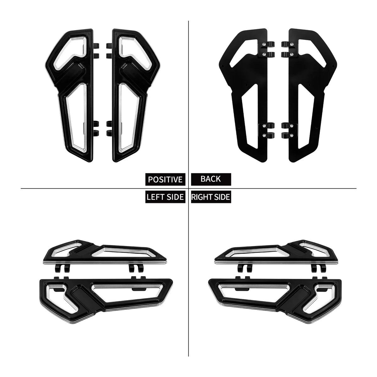 Plancher avant en aluminium pour moto Harley-Davidson Touring - vue 2