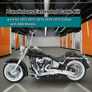 Kit de Câbles Rallongés pour Guidon - Harley-Davidson Softail 2011-2015 (Avec ABS) – photo 2/11