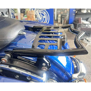 Porte-Bagages Style Couronne en Acier Chromé pour Harley-Davidson Touring - vue 1