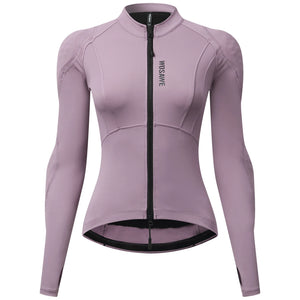 Veste moto femme WOSAWE en mesh respirant coupe ajustée - vue 8