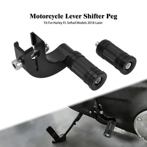 Levier de sélecteur de vitesse en aluminium pour Harley-Davidson Softail - vue 12