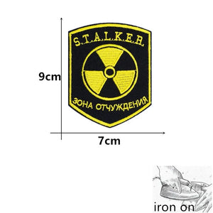Écusson tactique brodé Stalker Team, fixation velcro ou thermocollante - vue 13