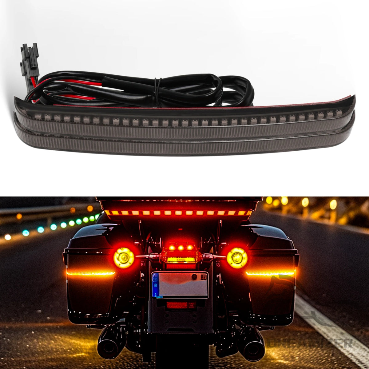 Feux LED de sacoches pour Harley Touring - vue 2