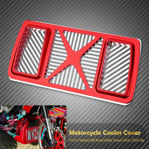 Cache radiateur d'huile en aluminium pour Harley-Davidson Touring M8 Road Glide, Street Glide 2024 et plus – photo 8/12