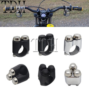 Commodo 2 ou 3 boutons pour Harley guidon 22/25 mm - vue 1